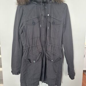 LOFT Parka with Removable Fur Hood